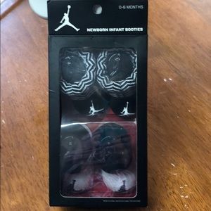 Newborn infant Jordan sock set